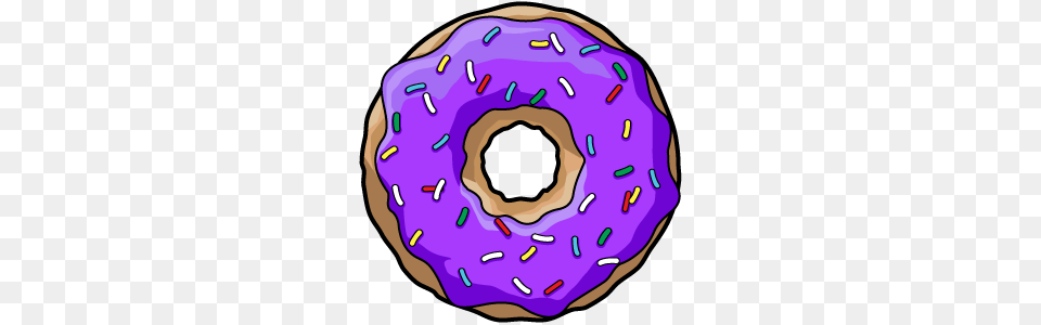 Purple Clipart Donut, Food, Sweets, Diaper, Head Free Png Download