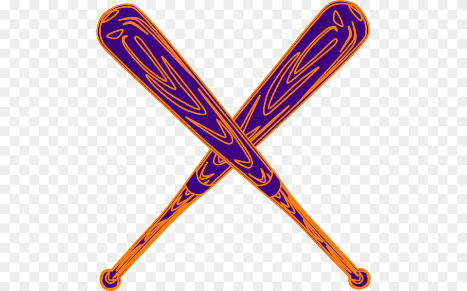 Purple Clipart Softball, Baseball, Baseball Bat, Sport, Cricket Png Image