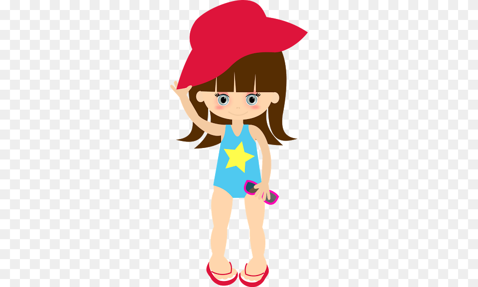 Purple Clipart Swimsuit, Clothing, Hat, Baby, Person Png Image
