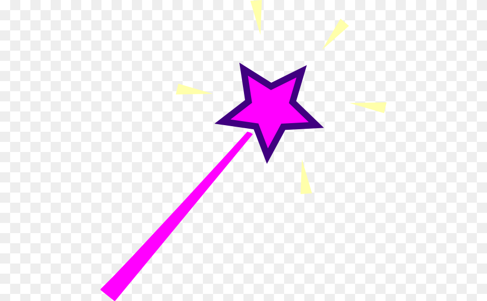 Purple Clipart Wand, Star Symbol, Symbol Png Image