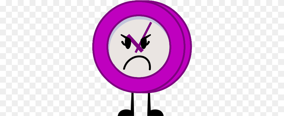 Purple Clock Cutie Sunflower Wiki Fandom Happy, Disk, Toy Free Png