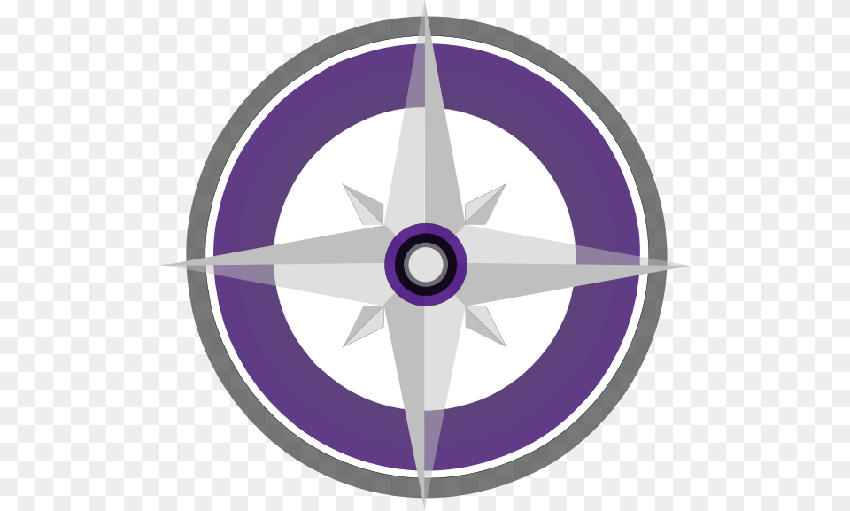 Purple Compass Rose Final Clip Art, Ammunition, Grenade, Weapon Free Transparent Png