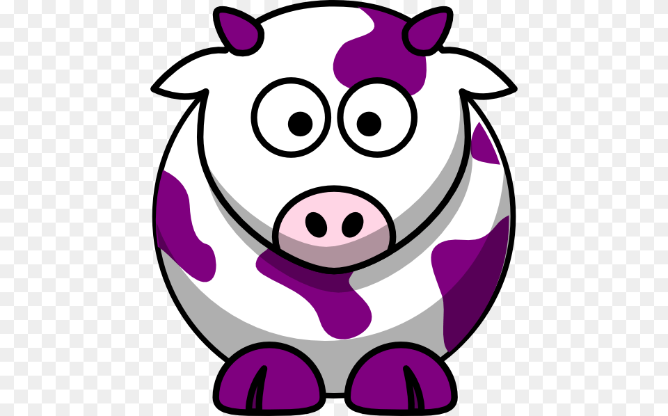 Purple Cow Clipart, Animal, Mammal, Pig, Fish Free Transparent Png