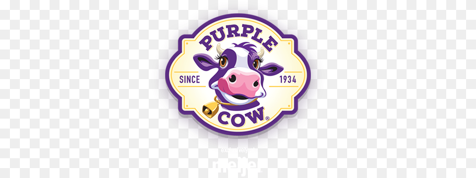 Purple Cow Ice Cream Premium Chocolate Chip, Dairy, Food, Animal, Cattle Free Png Download