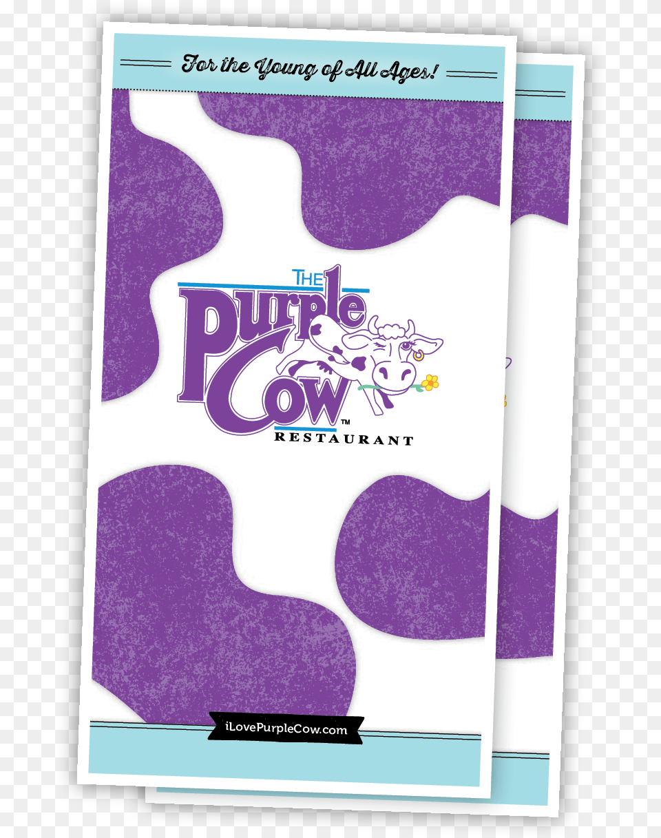 Purple Cow Purple Cow Restaurant, Advertisement, Book, Poster, Publication Free Transparent Png