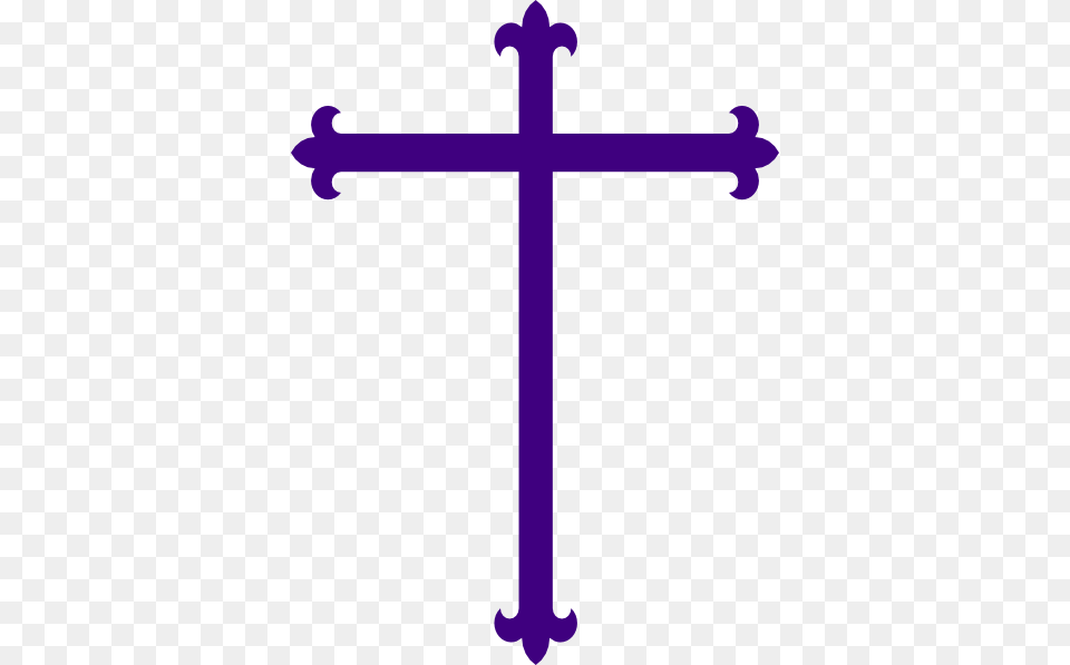 Purple Cross Clipart, Symbol Free Png