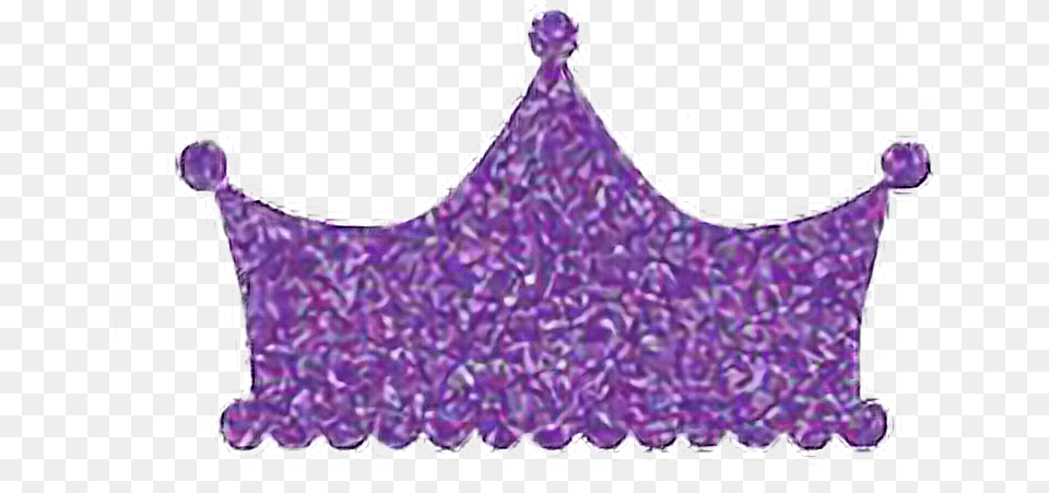 Purple Crown Glitter Sparkly Shiny Royal Jewerly Clip Crown Logo Glitter, Accessories, Jewelry, Person Free Transparent Png