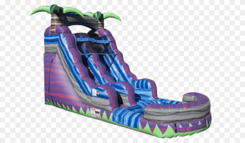 Purple Crush Water Slide Water Slides Transparent, Toy, Smoke Pipe Png Image