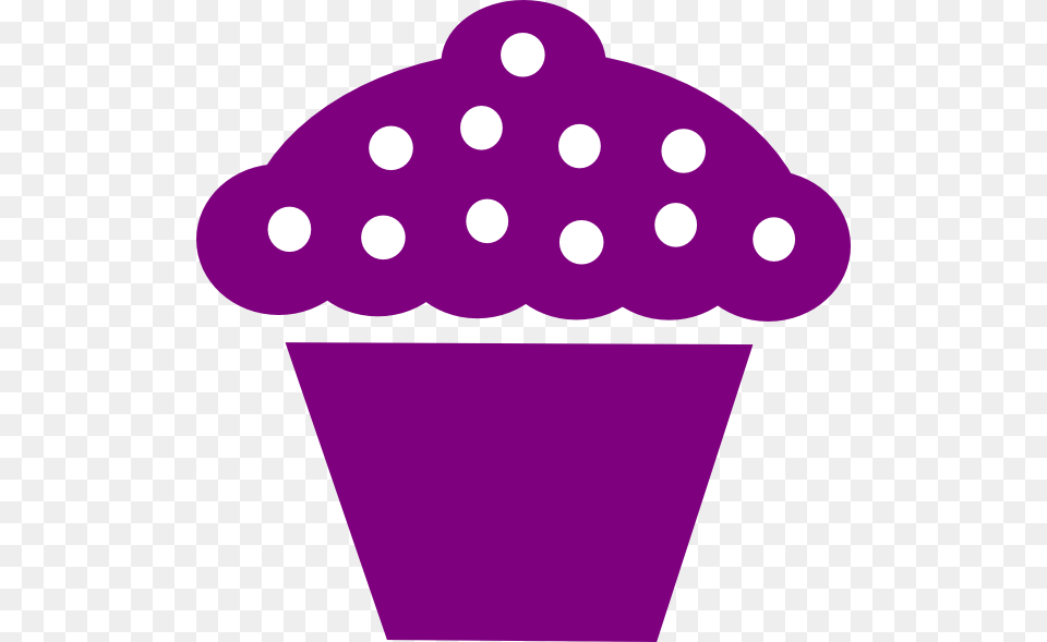 Purple Cupcake Clip Art Pink Cupcake Clipart, Cream, Dessert, Food, Ice Cream Free Png