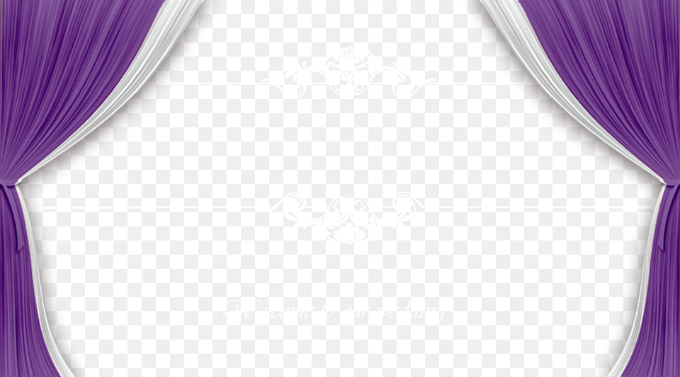 Purple Curtain Circle, Texture Free Png