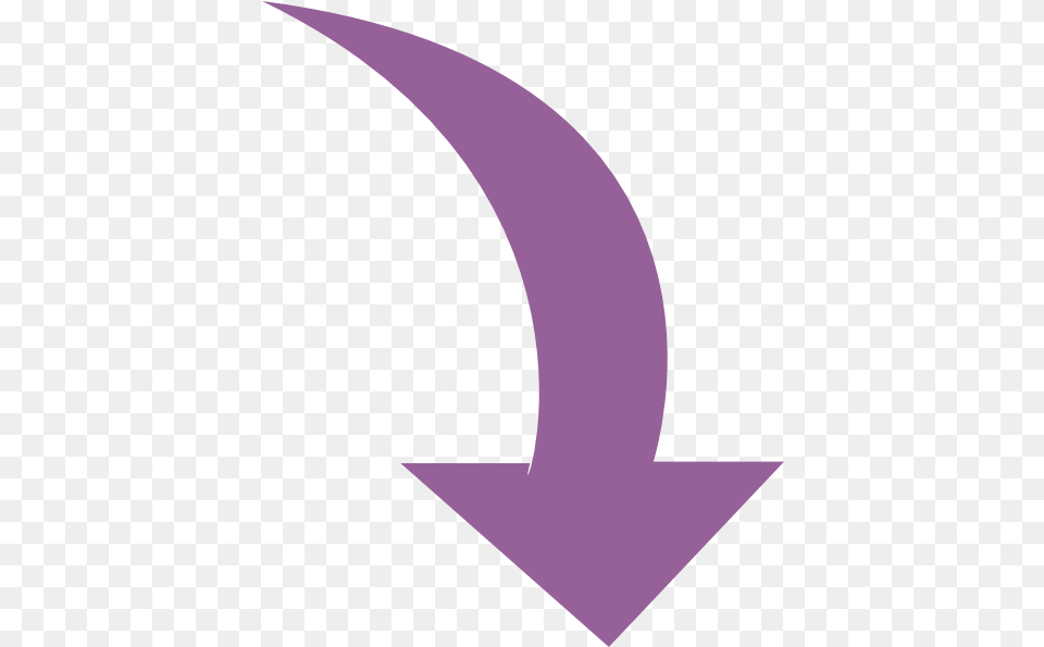 Purple Curved Arrow Purple Arrow, Nature, Night, Outdoors, Astronomy Free Png Download