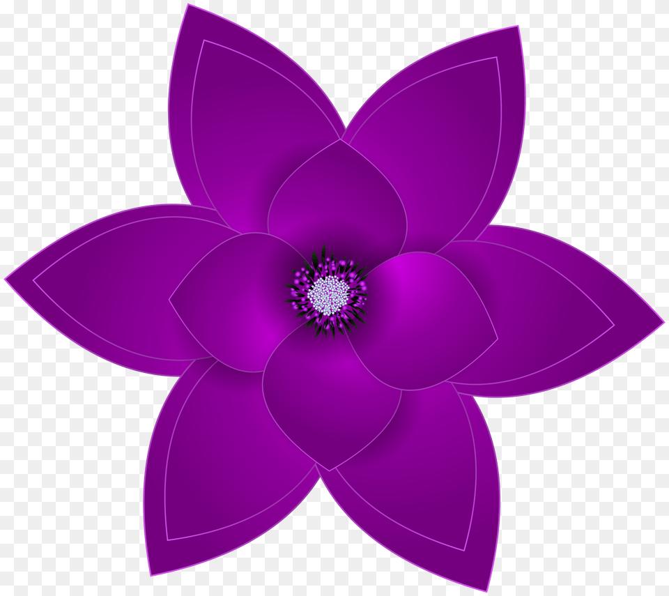 Purple Deco Flower Transparent Clip Art Gallery, Dahlia, Plant Png