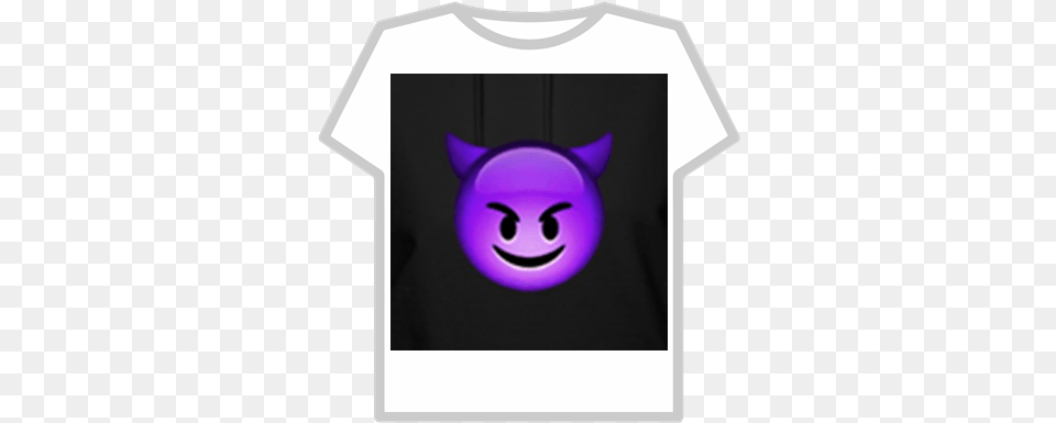 Purple Devilemojishirthoodies Roblox Jacket T Shirt Roblox, Clothing, T-shirt Free Png