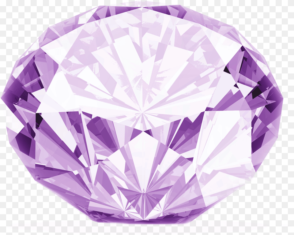Purple Diamond Image Transparent Background Crystal, Accessories, Gemstone, Jewelry, Amethyst Free Png