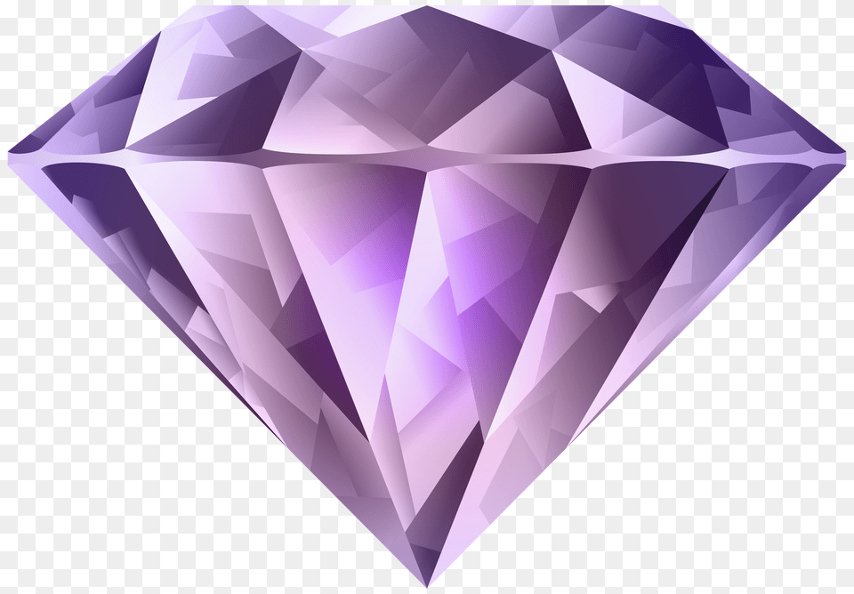 Purple Diamond Transparent Clip Art Purple Diamond, Accessories, Gemstone, Jewelry, Amethyst Free Png Download