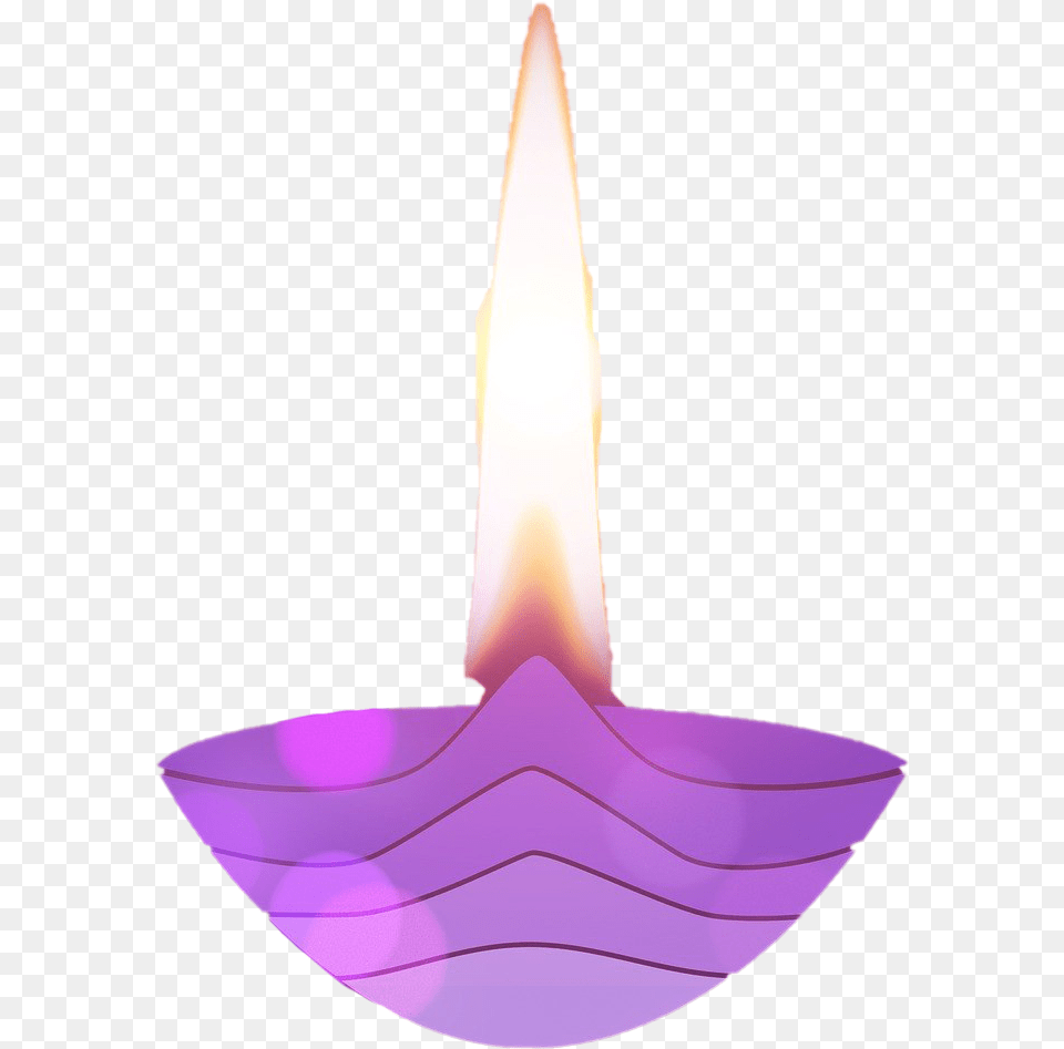 Purple Diya Vertical, Fire, Flame, Candle, Chandelier Free Png Download