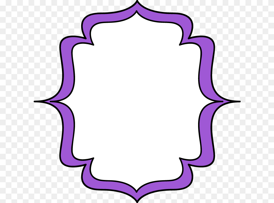 Purple Double Bracket Frame Labels Frame Frame, Smoke Pipe Free Transparent Png