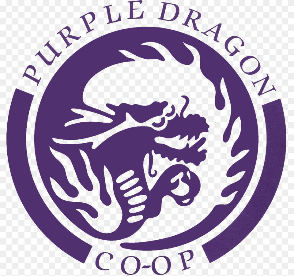 Purple Dragon Logo Emblem, Symbol, Face, Head, Person Png Image