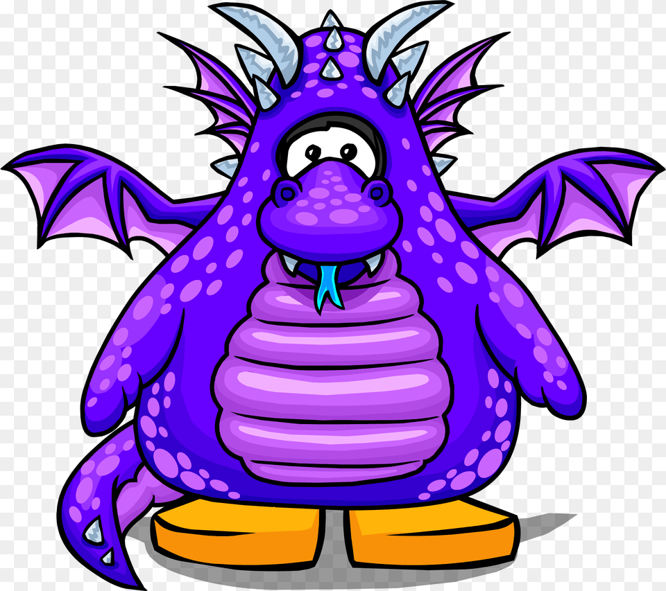 Purple Dragon Player Card Club Penguin, Baby, Person Free Transparent Png