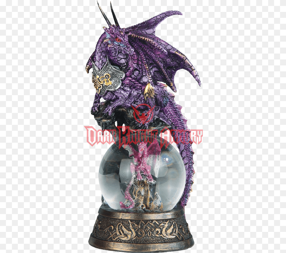 Purple Dragon With Dragon Snow Globe, Adult, Bride, Female, Person Free Transparent Png