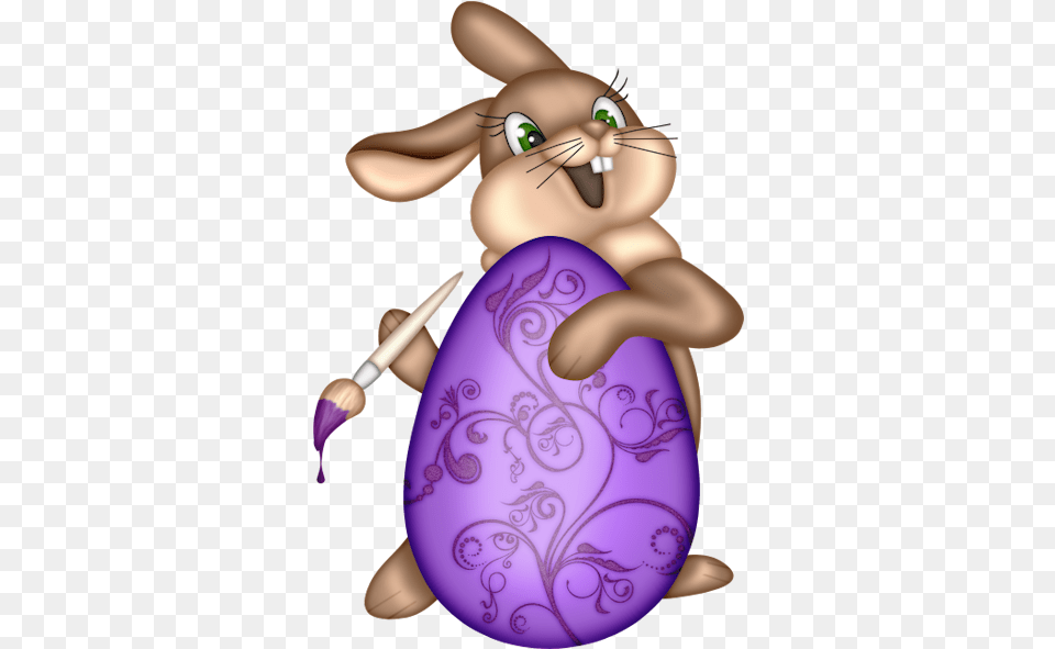 Purple Easter Bunny Clipart, Egg, Food Free Png Download