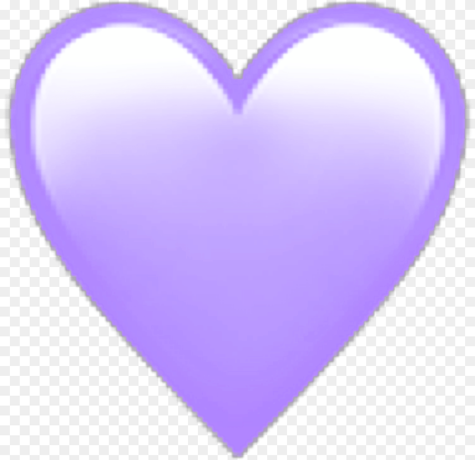 Purple Emoji Heart Peachy Heart, Balloon Free Png