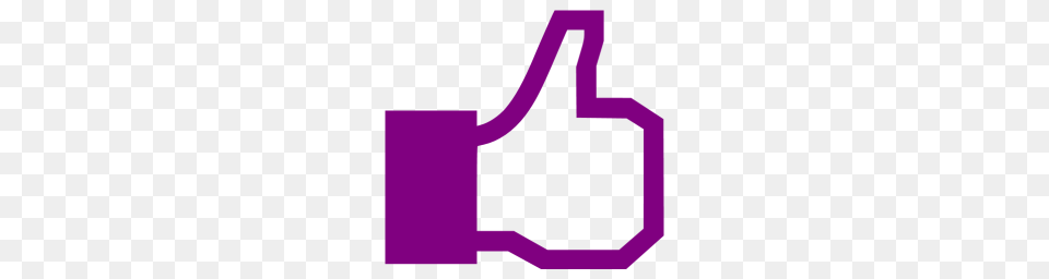 Purple Facebook Like Icon Free Png