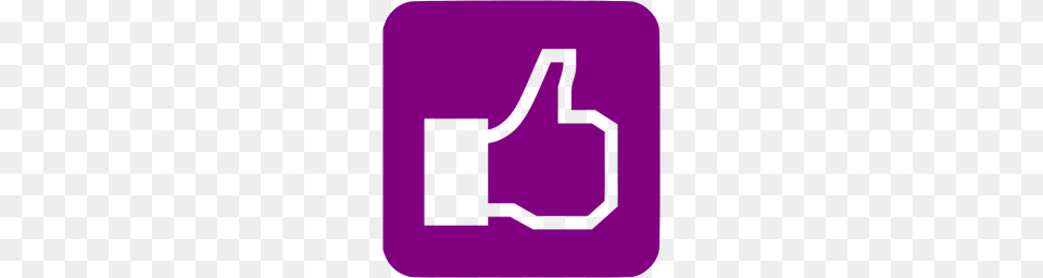 Purple Facebook Like Icon Png Image