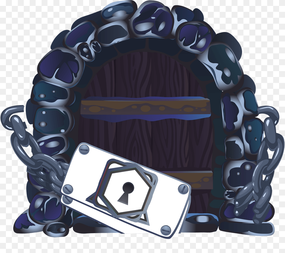 Purple Fantasy Door Lock Clipart Free Png Download