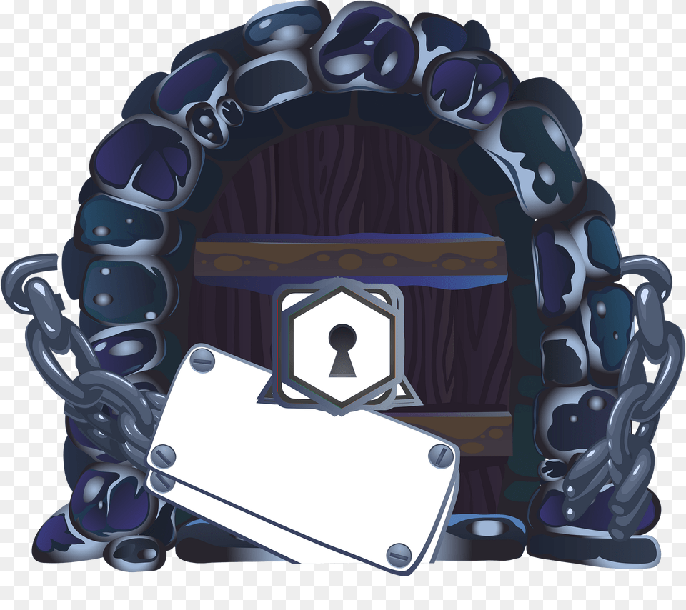 Purple Fantasy Door Lock Clipart, People, Person Free Png