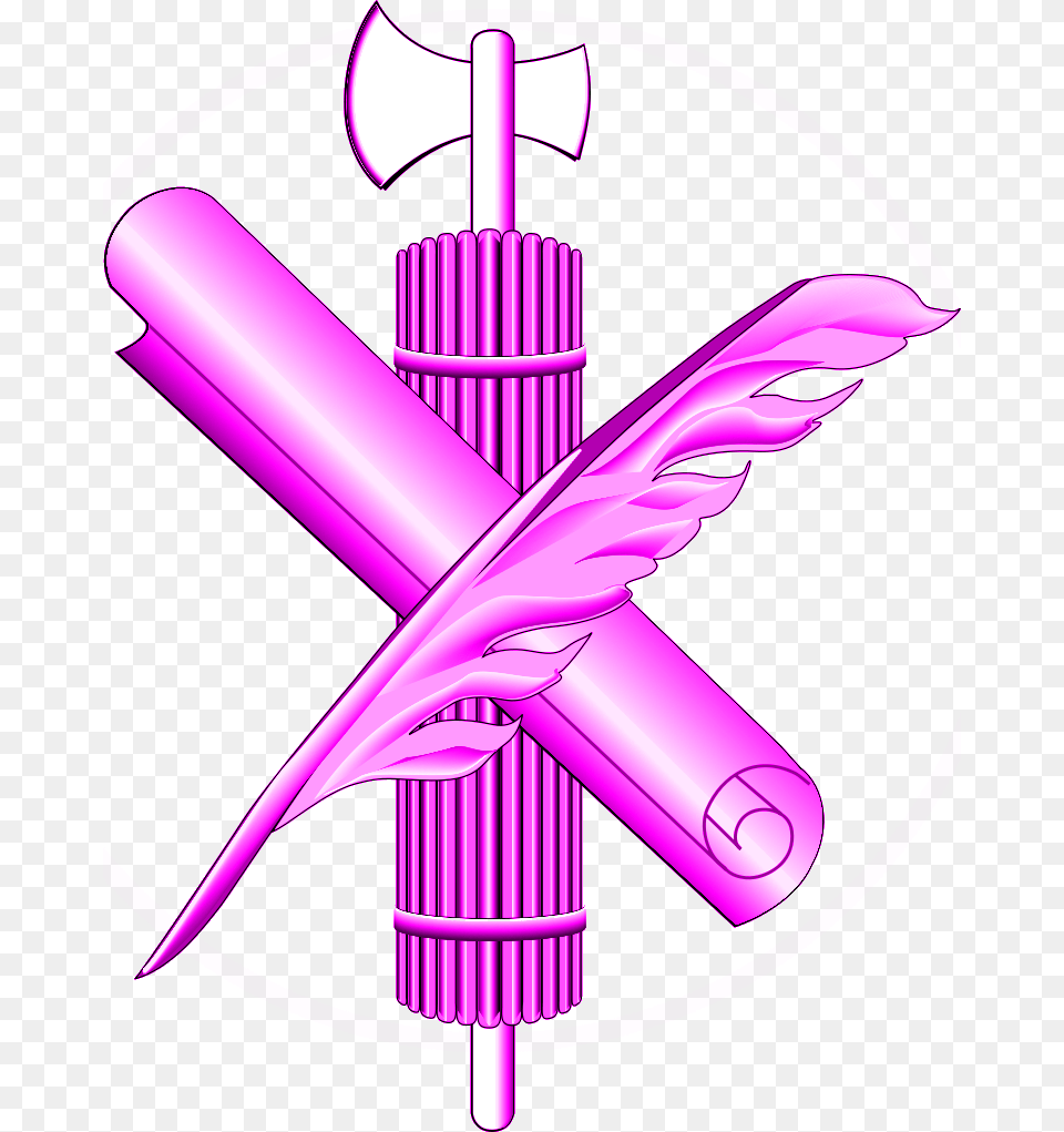 Purple Fasces Scroll Quill Administrative Office Of The Us Courts, Weapon, Person Png