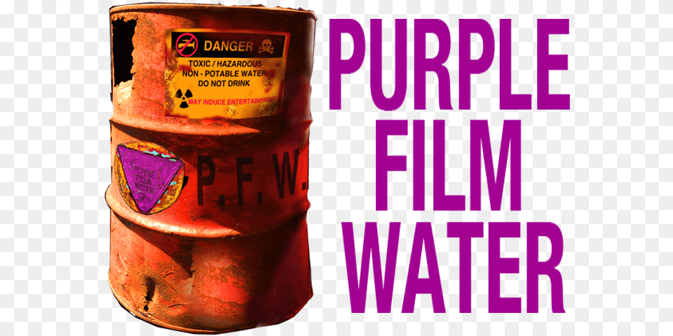 Purple Film Water Graphic Design, Barrel, Keg, Cup Free Png