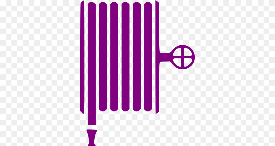 Purple Fire Hose Icon, Appliance, Device, Electrical Device, Radiator Free Png Download