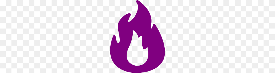 Purple Fire Icon Free Png Download