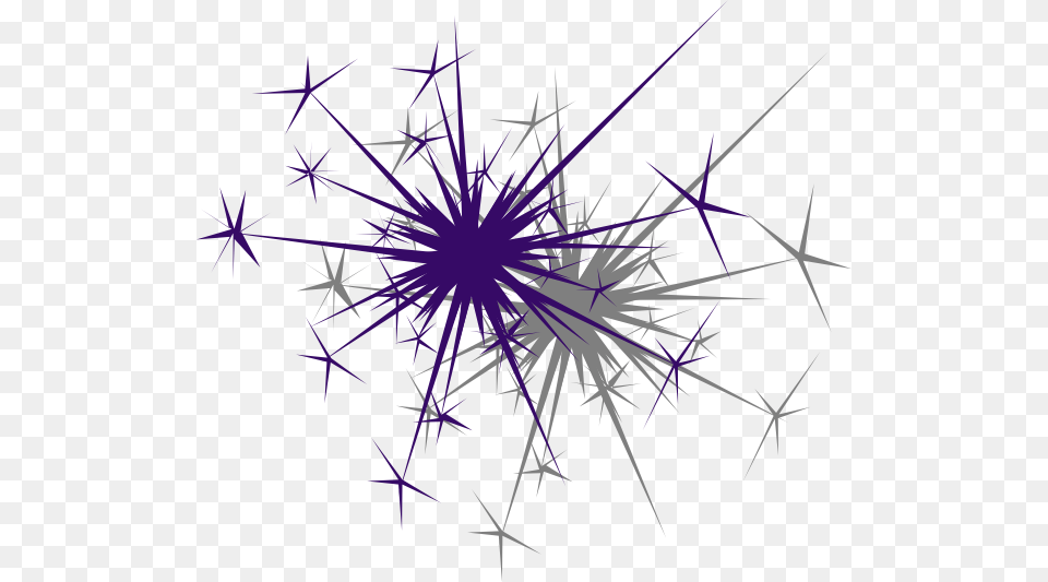 Purple Firework Clip Art At Clker Sparkle Clip Art, Fireworks, Flower, Plant, Pattern Free Png Download