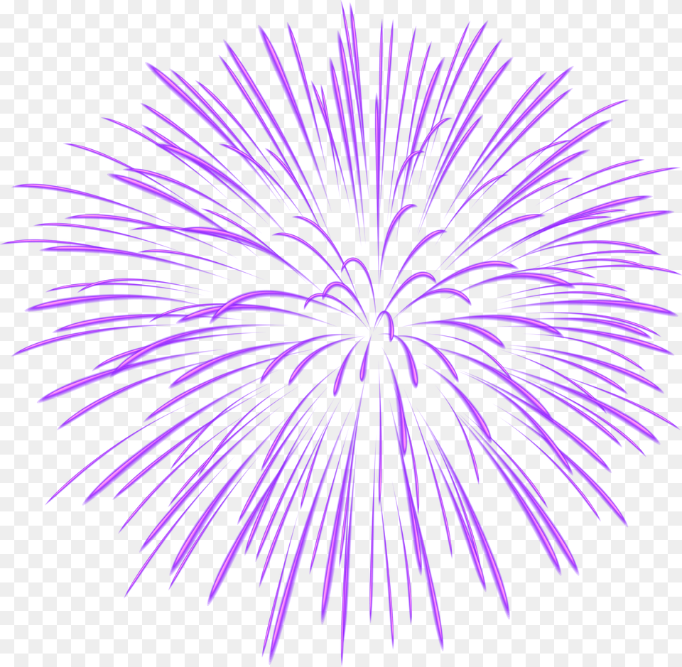 Purple Fireworks Background Png