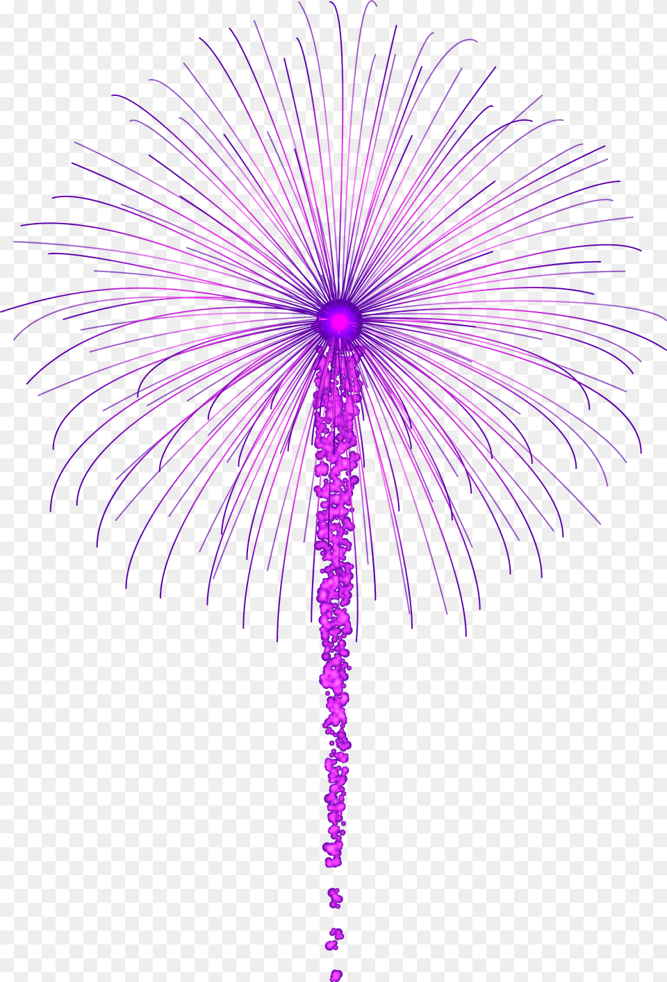 Purple Fireworks Transparent Png