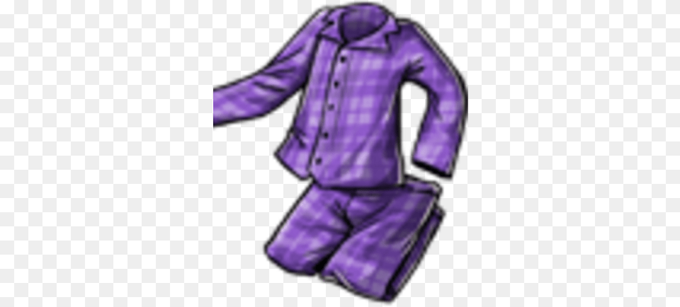 Purple Flannel Pajamas Long Sleeve, Clothing, Adult, Male, Man Free Png