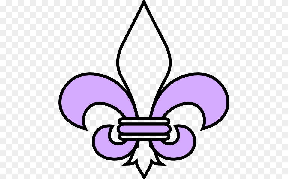Purple Fleur De Lis Clip Art Fleur De Lis Clip Art, Emblem, Symbol, Dynamite, Weapon Free Transparent Png