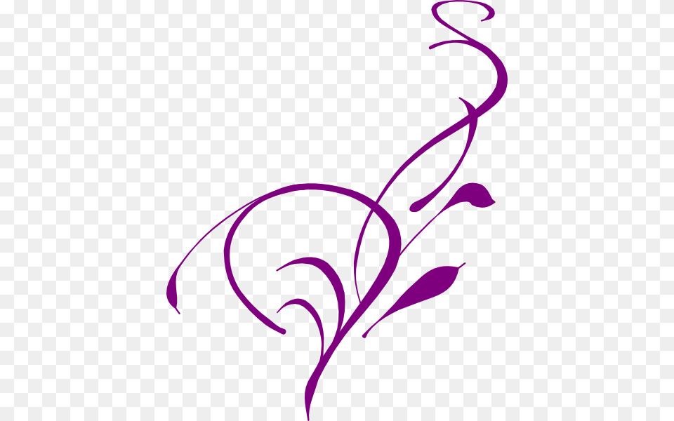 Purple Floral Border Clip Art, Floral Design, Graphics, Pattern, Smoke Pipe Free Png Download