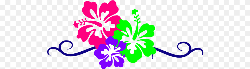 Purple Flower Border Design Clipart To Use Clip Art Hibiscus Clip Art, Floral Design, Graphics, Pattern, Plant Free Transparent Png