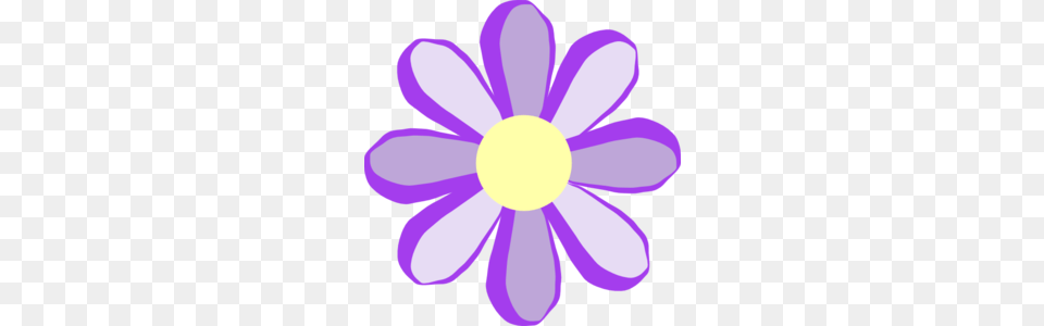 Purple Flower Clip Art, Anemone, Daisy, Petal, Plant Png Image