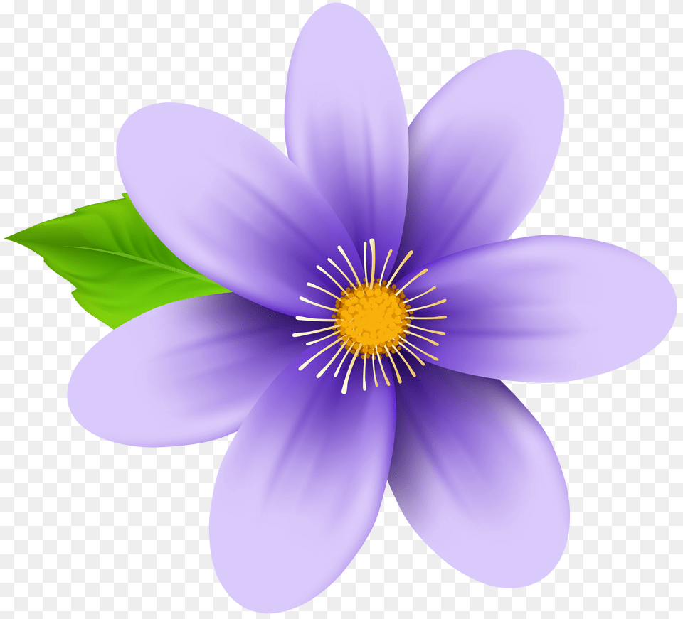 Purple Flower Clip Art Free Transparent Png