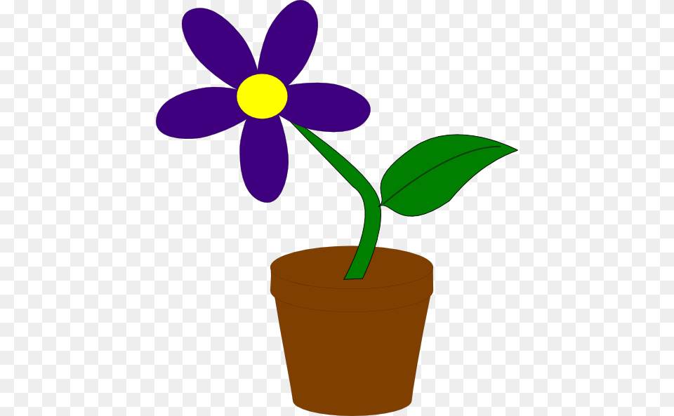 Purple Flower Clip Art, Plant, Daisy, Leaf, Smoke Pipe Png Image