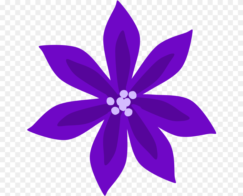 Purple Flower Clipart, Plant, Petal, Anemone, Sea Life Free Png Download