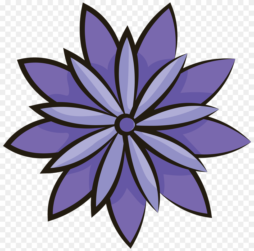 Purple Flower Clipart, Graphics, Art, Dahlia, Floral Design Free Png