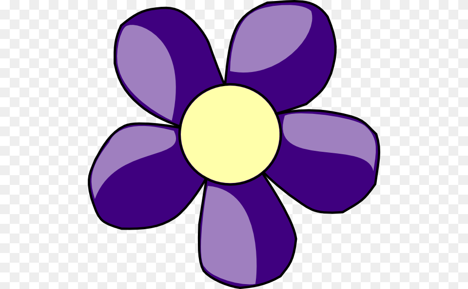 Purple Flower Clipart 7 Flower Purple Daisy Clipart, Anemone, Plant, Petal Free Png Download