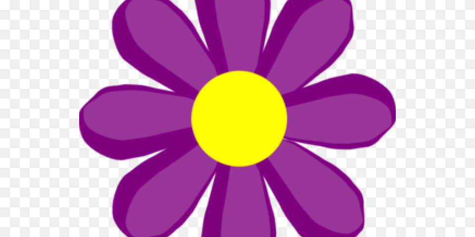 Purple Flower Clipart Border, Anemone, Daisy, Petal, Plant Free Transparent Png