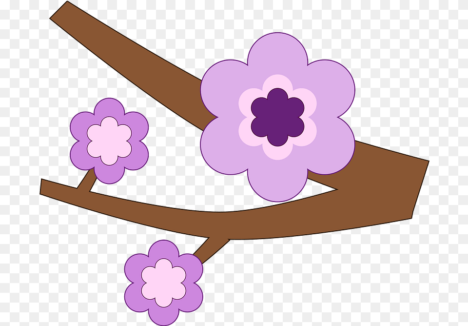 Purple Flower Clipart Download Desenho De Flores Lilas, Plant, Accessories, Anemone Free Transparent Png