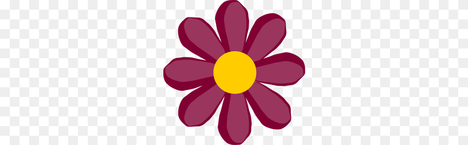 Purple Flower Clipart No Background, Anemone, Daisy, Petal, Plant Free Png Download